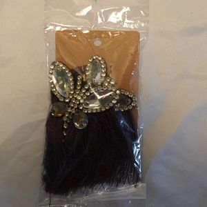 Drop Butterfly earrings in Purple